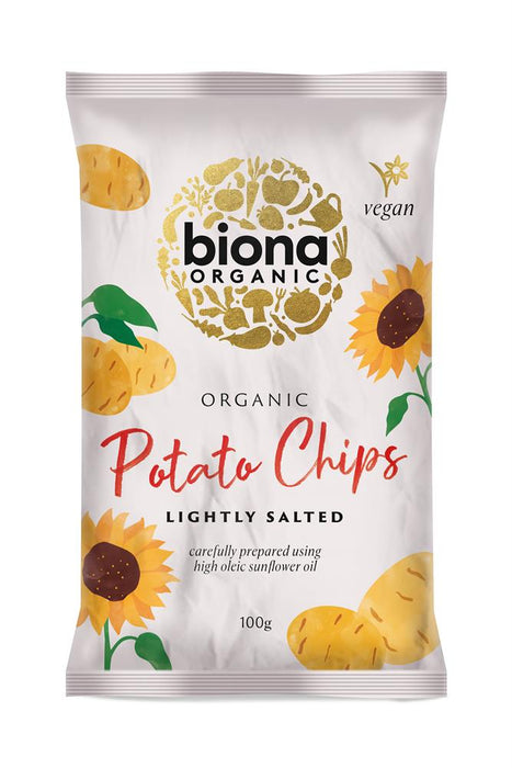 Biona Organic Lightly Salted Potato Chip 100g