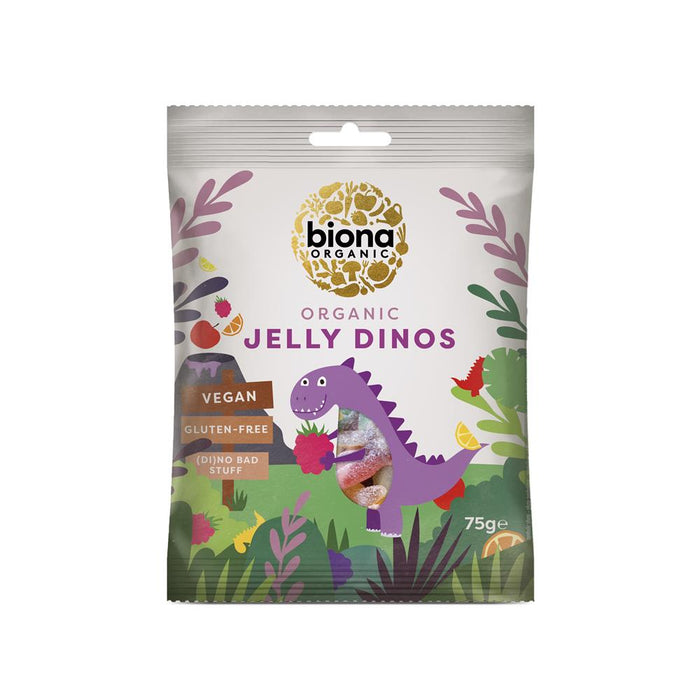 Biona Organic Jelly Dinos - Vegan 75g