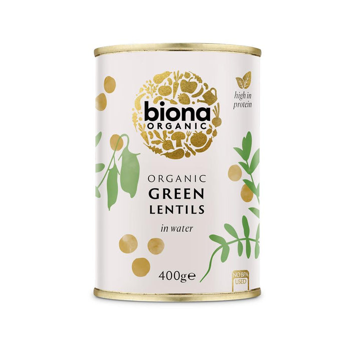 Biona Green Lentils Organic 400g