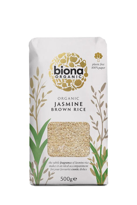 Biona Organic Brown Jasmine Rice 500g