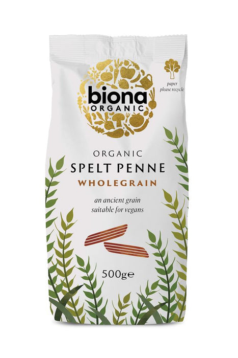 Biona Organic Wholemeal Spelt Penne 500g