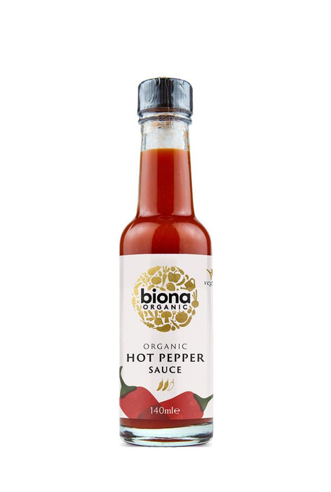 Biona Organic Hot Pepper Sauce 140ml