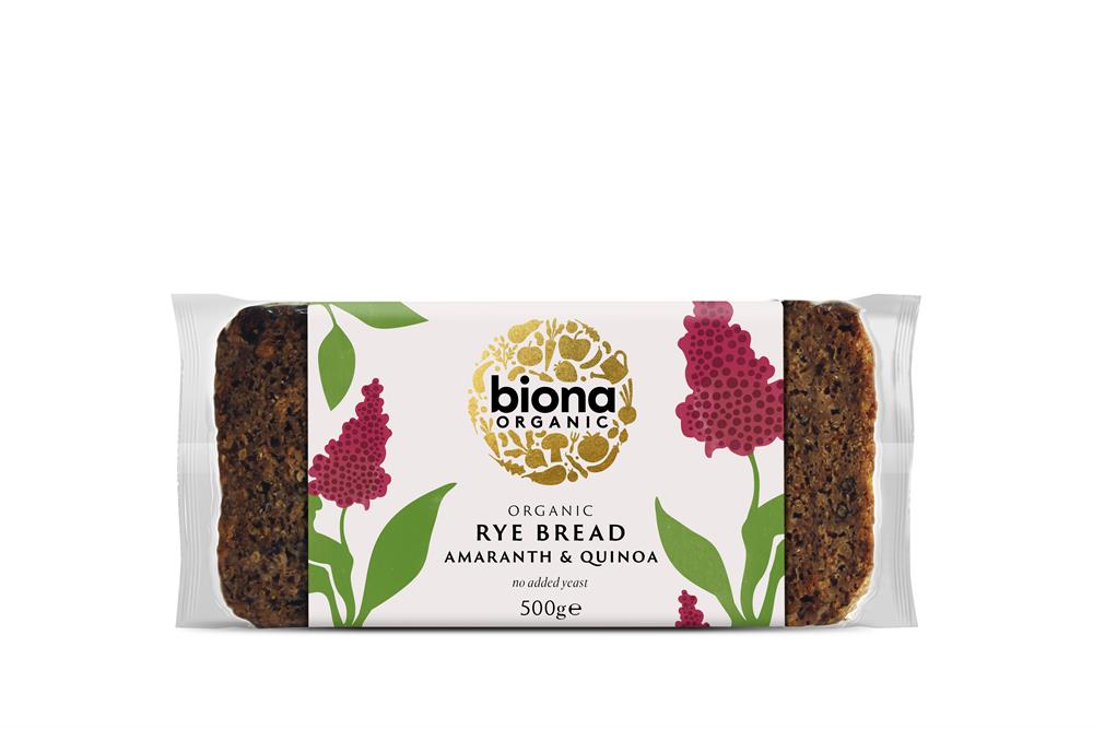 Biona Organic Amaranth Quinoa Rye Bread 500g