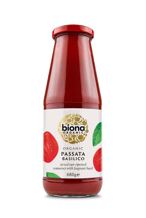 Biona Passata with Basil Organic 680g