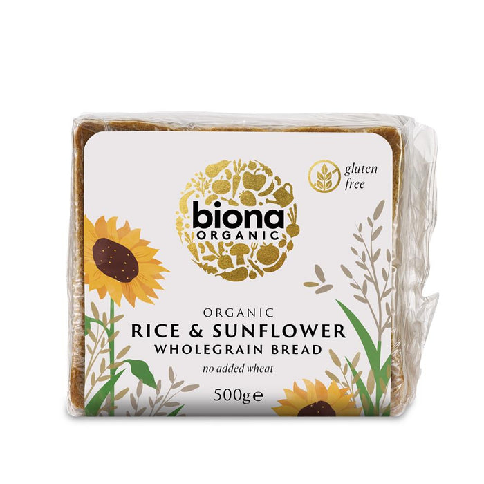 Biona Organic Rice Bread Sunflower Seed 500g