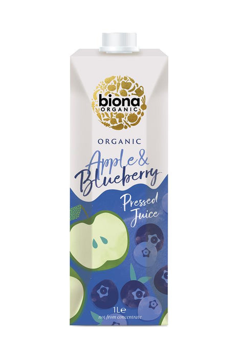 Biona Organic Apple & Blueberry Juice 1L