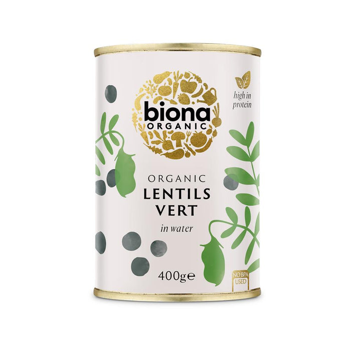 Biona Lentils Vert 400g