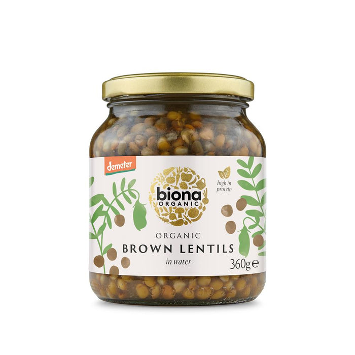 Biona Organic Brown Lentils 360g