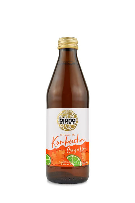 Biona Organic Kombucha Ginger Lime 330ml