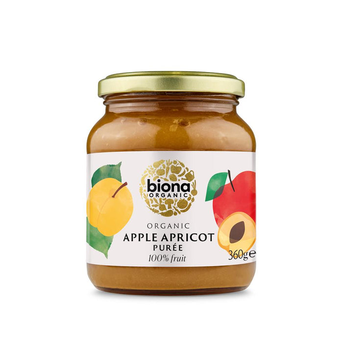 Biona Organic Apple Apricot Puree 360g