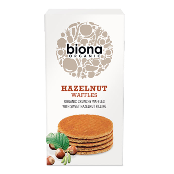 Biona Organic Hazelnut Waffles 175g