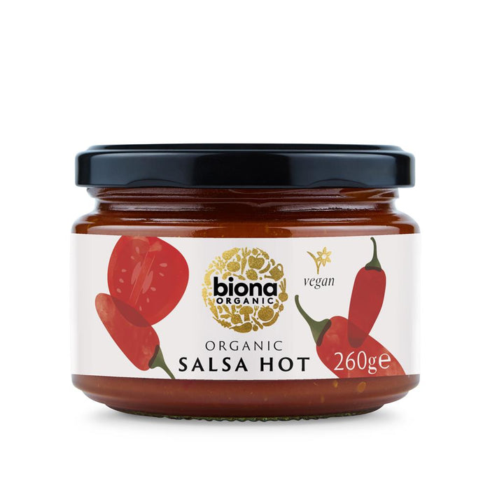 Biona Salsa Dip Hot 260g