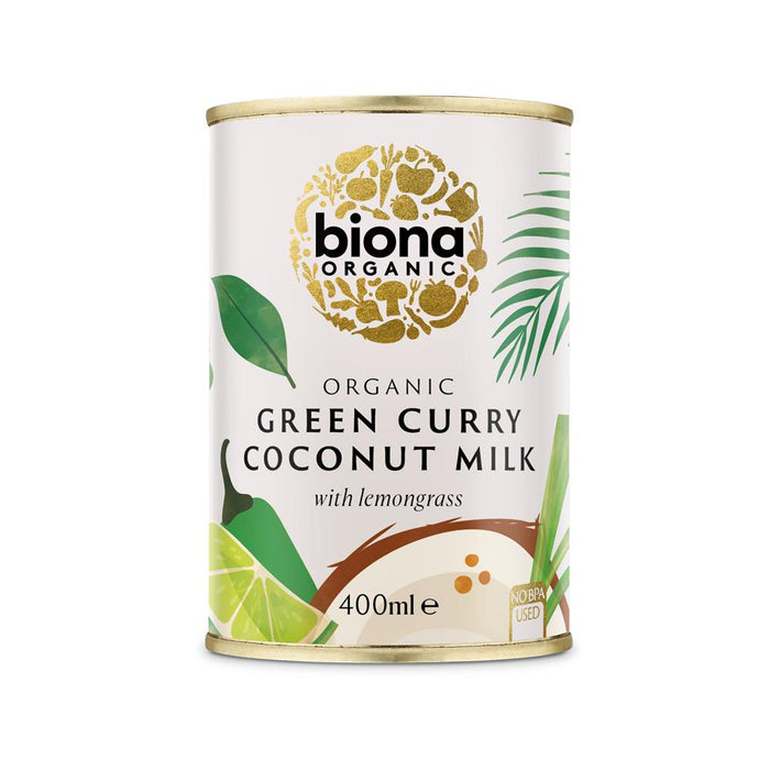 Biona Green Curry Coconut Milk 400ml