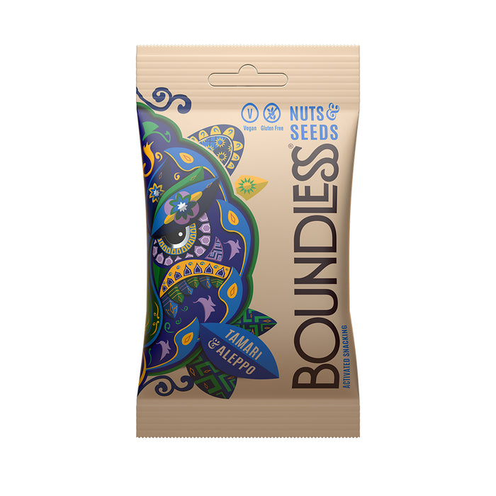 Boundless Activated Snacking Tamari & Aleppo 30g