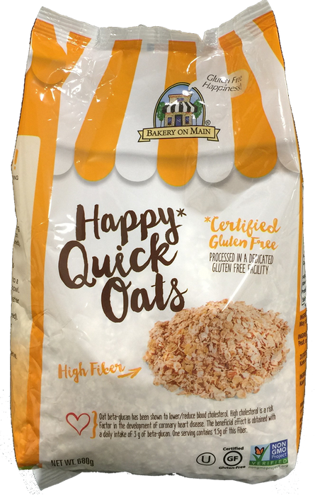 Bakery On Maine Happy Oats Quick 680g