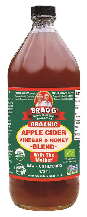 Bragg Org ACV & Honey Blend 473ml