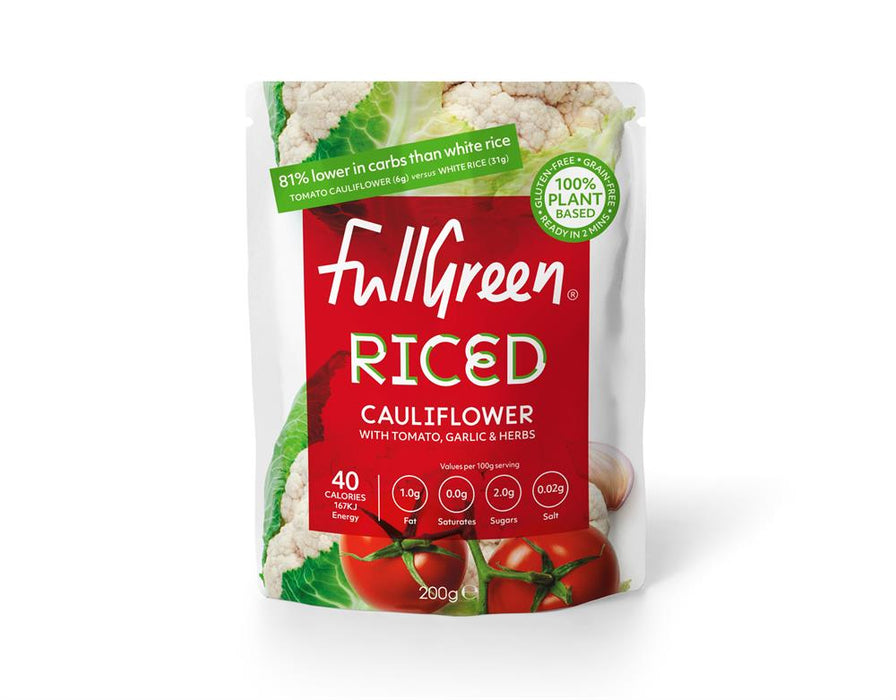 Fullgreen Riced Cauliflower with Tomato 200g