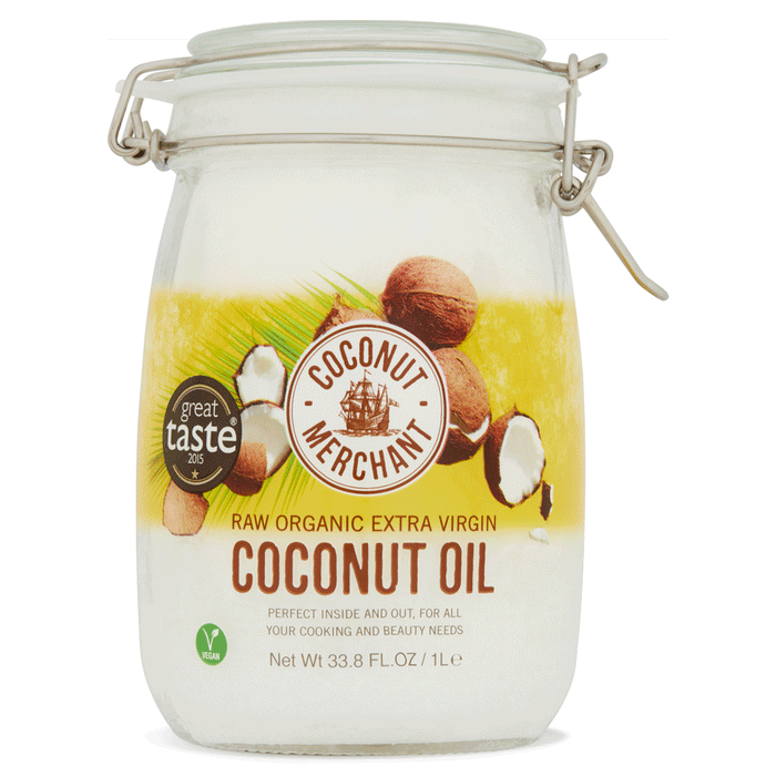 Coconut Merchant Latched Lid Org EV Coconut Oil 1000ml
