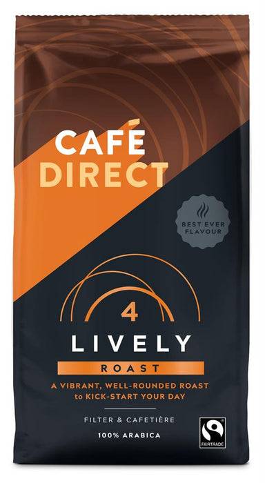 Cafedirect Lively Roast FT Ground Coffee 227g