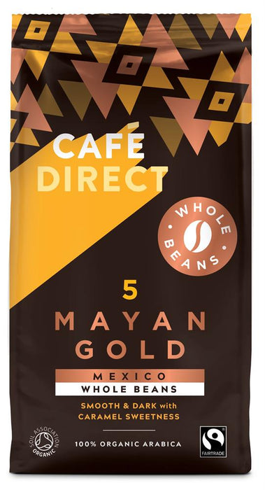 Cafedirect Mayan Gold FTO Coffee Beans 227g