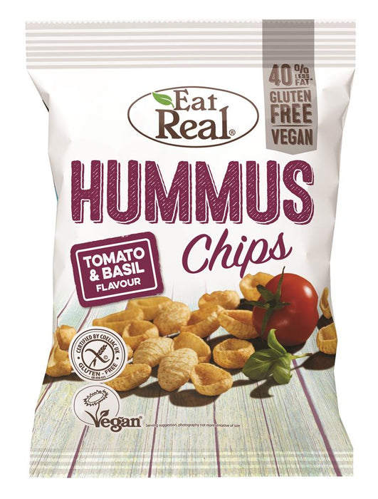 Eat Real Eat Real Hummus Chip Tom Basil 135g