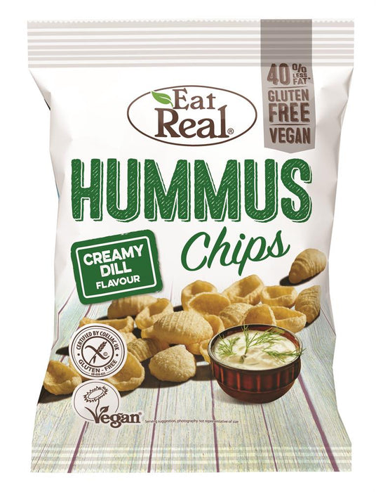 Eat Real Eat Real Humus Chip Cream Dill 135g