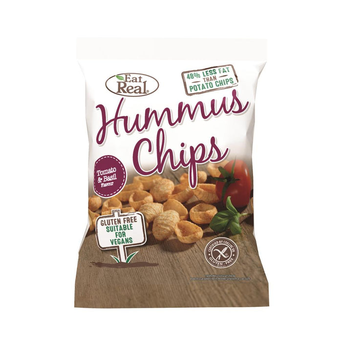 Eat Real Eat Real Hummus Chip Tom Basil 45g
