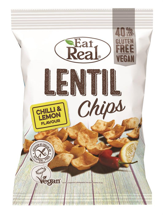 Eat Real Eat Real Humus Chip Lem Chilli 45g