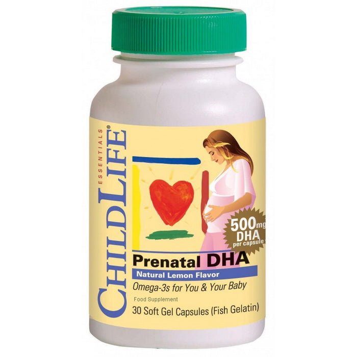 Child Life Prenatal DHA Lemon 30softgels