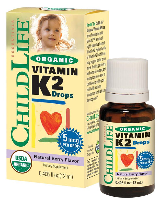 Child Life Organic Vitamin K2 Berry 12ml