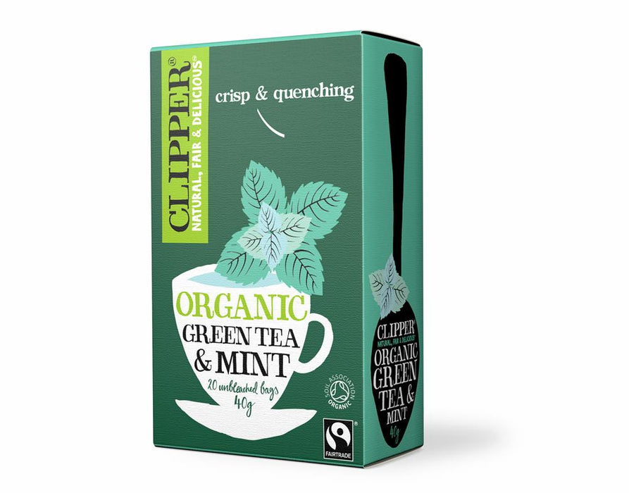 Clipper Organic Green & Mint Tea 20bag