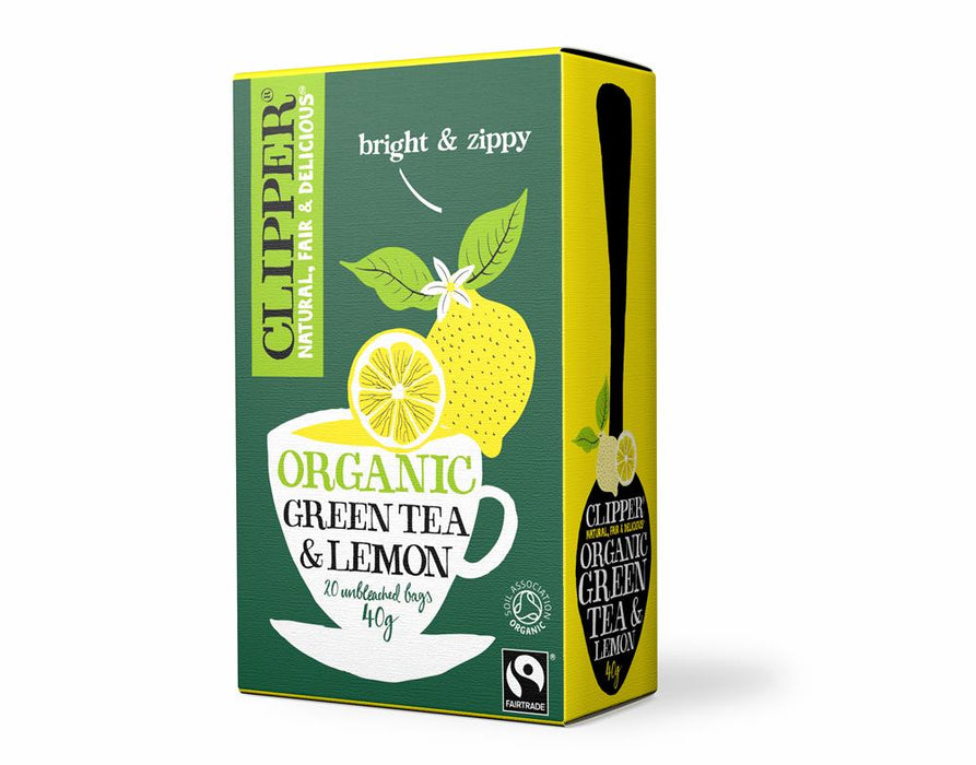 Clipper Organic Green & Lemon Tea 20 Bags