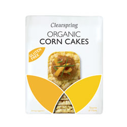 Clearspring Org Puffed Corncakes 130g