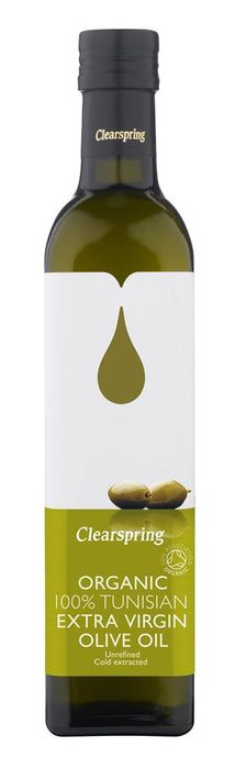 Clearspring Organic Tunisian Extra Virigin Olive Oil 500ml