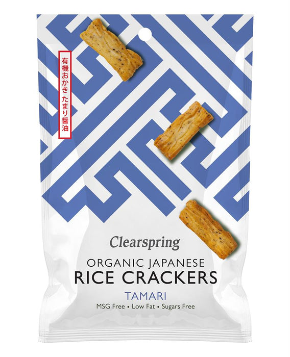 Clearspring Organic Rice Crackers Tamari 50g