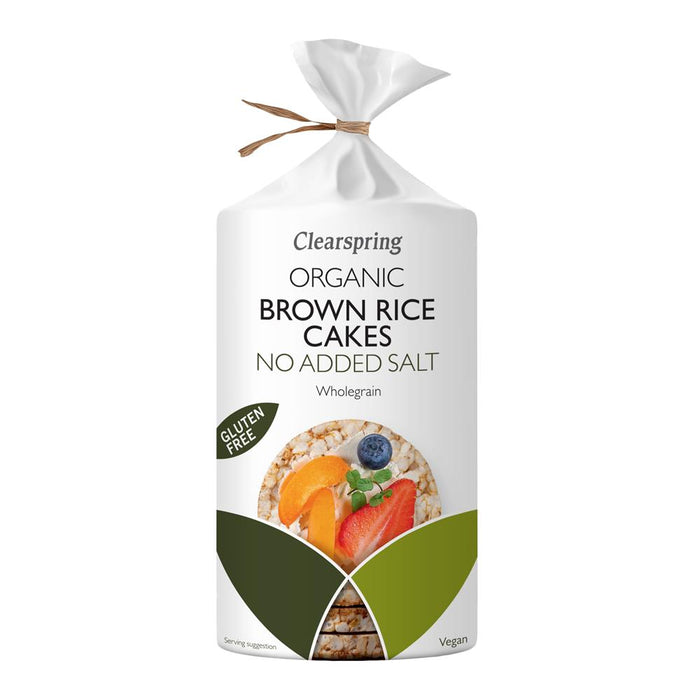 Clearspring Organic Brown Rice Cakes No Salt 120g