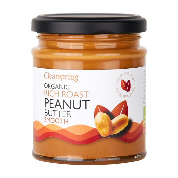 Clearspring Org Roast Peanut Butter Smooth 170g