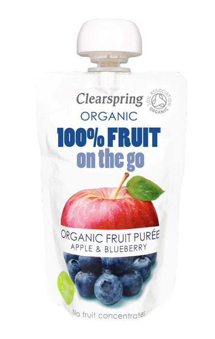 Clearspring Organic Fruit on the Go - Apple/Blueberry 120g