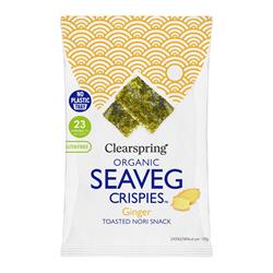 Clearspring Seaveg Crispies - Ginger 4g