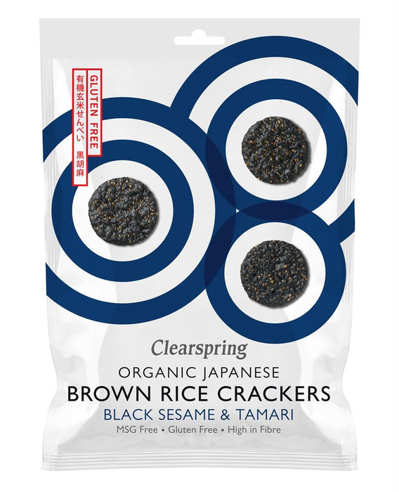 Clearspring Organic Brown Rice Crackers 40g
