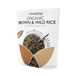 Clearspring Organic Brown & Wild Rice & Tamari 250g