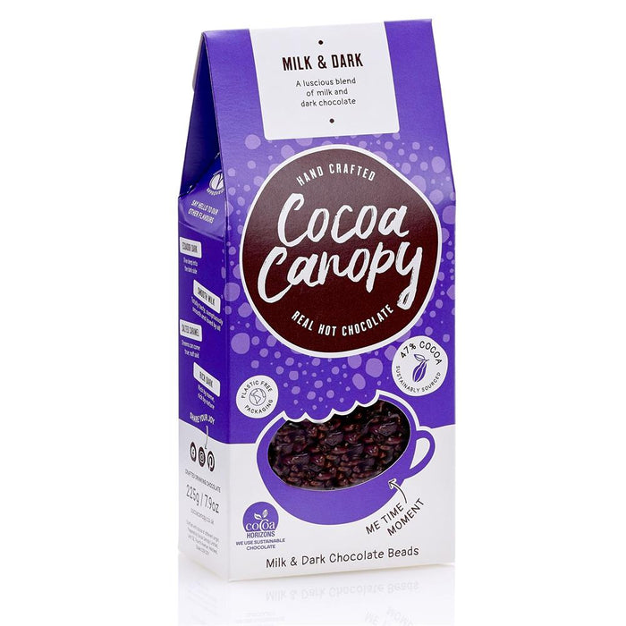Cocoa Canopy Milk & Dark Real Hot Chocolate 225g