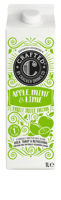 Crafted Apple Mint & Lime Juice 1000ml