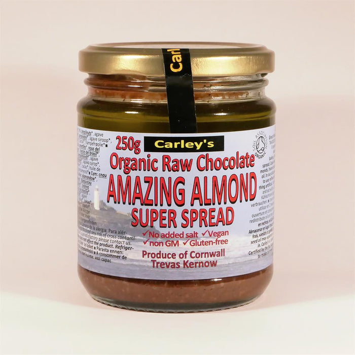 Carley's Org Raw Choc Almond Spread 250g