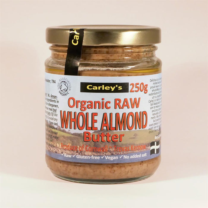Carley's Org Raw Almond Butter 250g