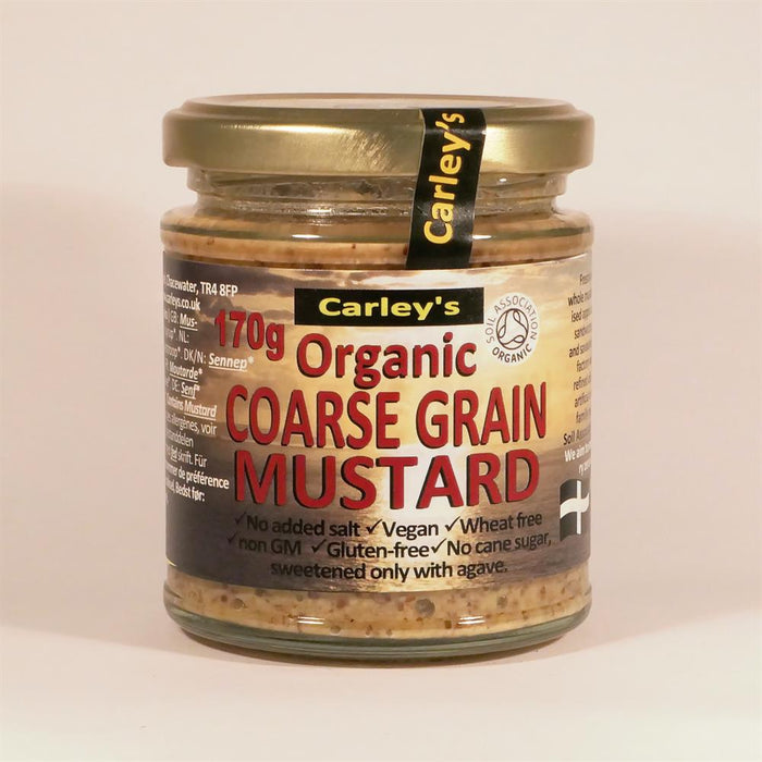 Carley's Org Coarse Grain Mustard 170g