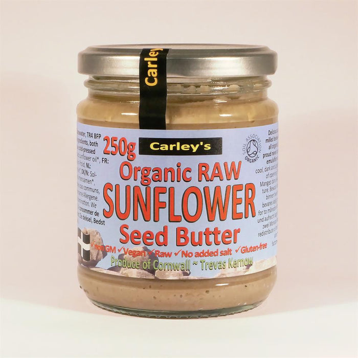 Carley's Organic Raw Sunflower Seed Butter 250g