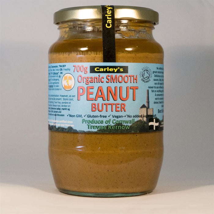 Carley's Org SMOOTH Peanut Butter 700g