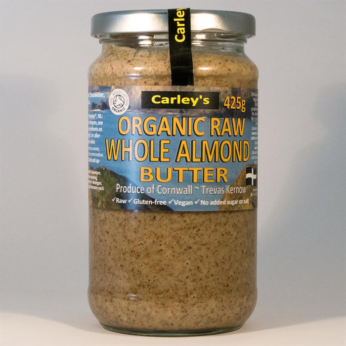 Carley's Organic Raw Almond Butter 425g