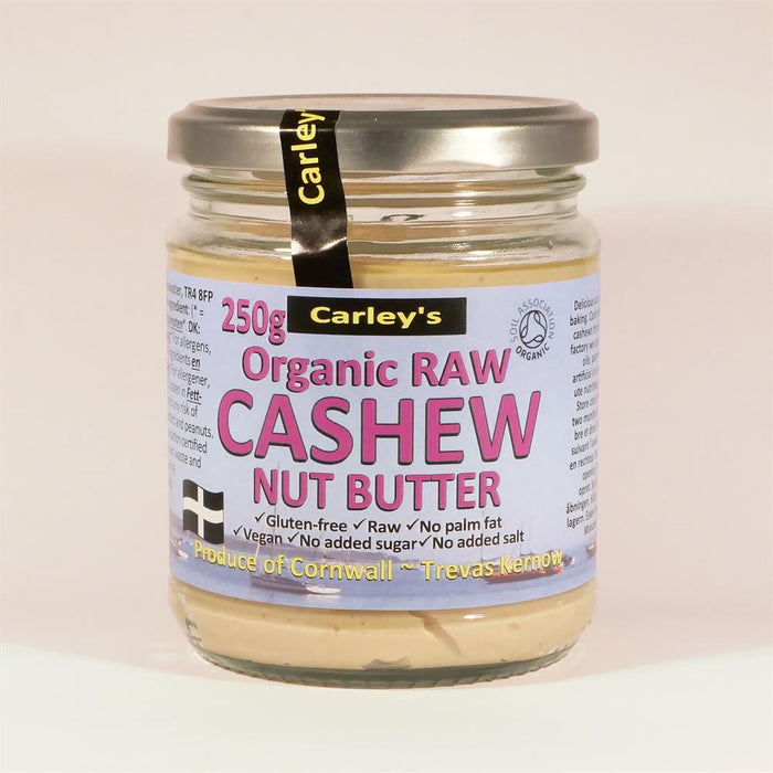 Carley's Organic Raw Cashewnut Butter 250g